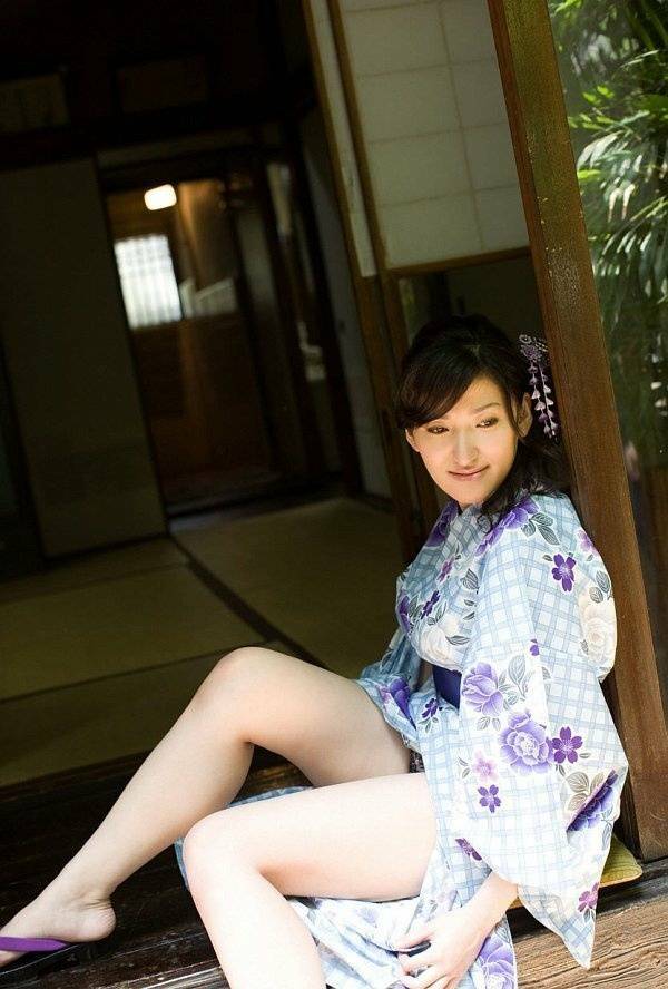 Young Japanese girl Ruru exposes her big naturals before flashing her panties - #5