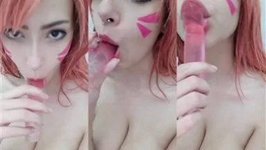 Wettmelons Full Face E Girl Solo Dildo Fuck Porn Video - #9