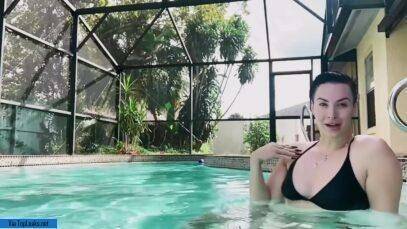 Zahra Elise Sexy And Big Ass playing on pool Video Leaked - #main