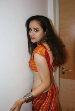 Indian princess Jasime takes her traditional clothes and poses nude - India on picsfans.one
